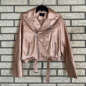 Faux leather Moto Jacket